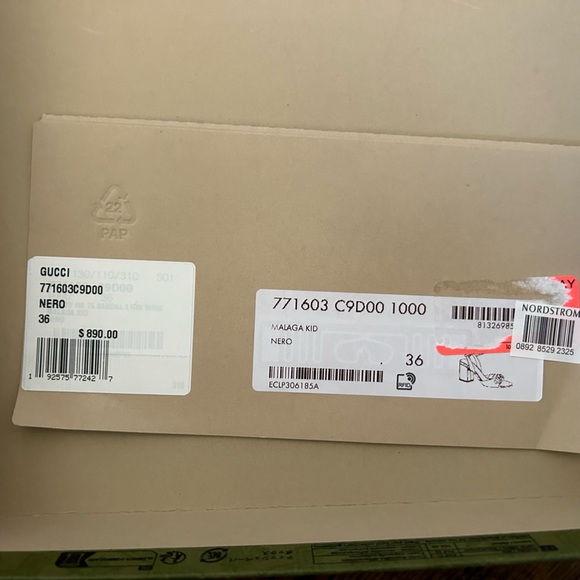 Gucci Horsebit Sandal in Nero - Picture 7 of 8